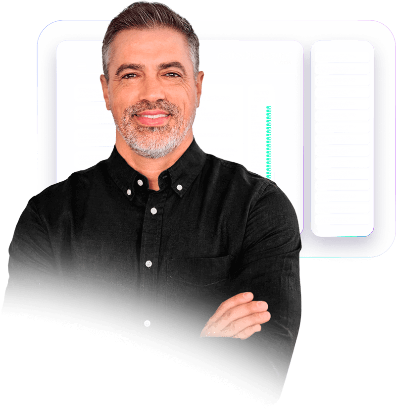 Man Smiling In Front of ActiveDisclosure Glass