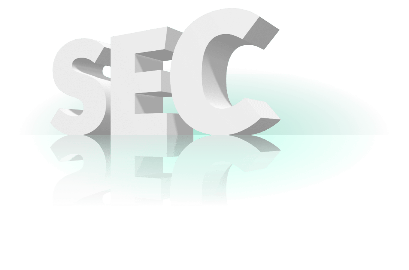 SEC in the 3D letters UI Element