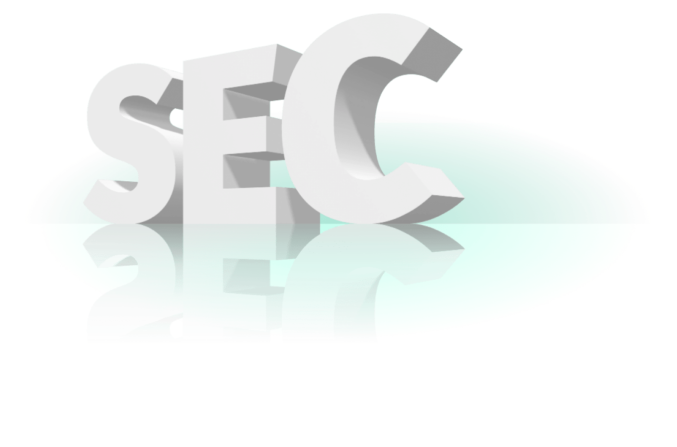 SEC in the 3D letters UI Element